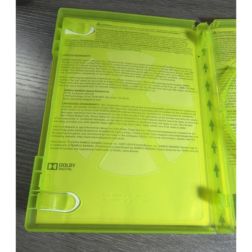 Dark Souls Trilogy CASE‎ ONLY (No Manuel) (Microsoft Xbox One, 2019)